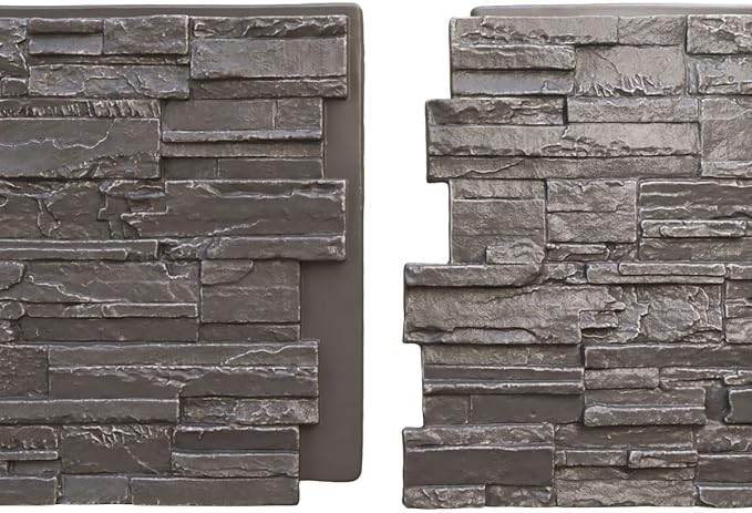 Ekena Millwork 48 5/8"W x 24 3/4"H x 1 1/4"D Cascade Stacked Stone, StoneWall - Image 8