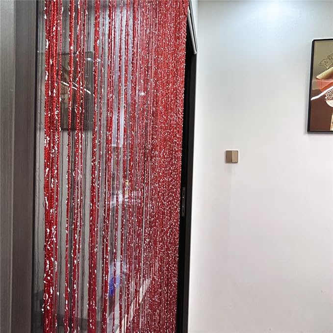 ave split Decorative Door String Curtain Wall Panel Fringe Window Room Divider - Image 5