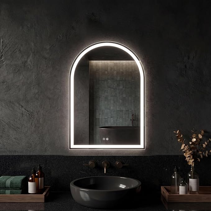 DUMOS 20"×28" LED Bathroom Mirror - Image 8