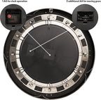 HOIBAI Wall Clock, 24 Inch Moving Gears Clock Large Wall Clock - Image 5