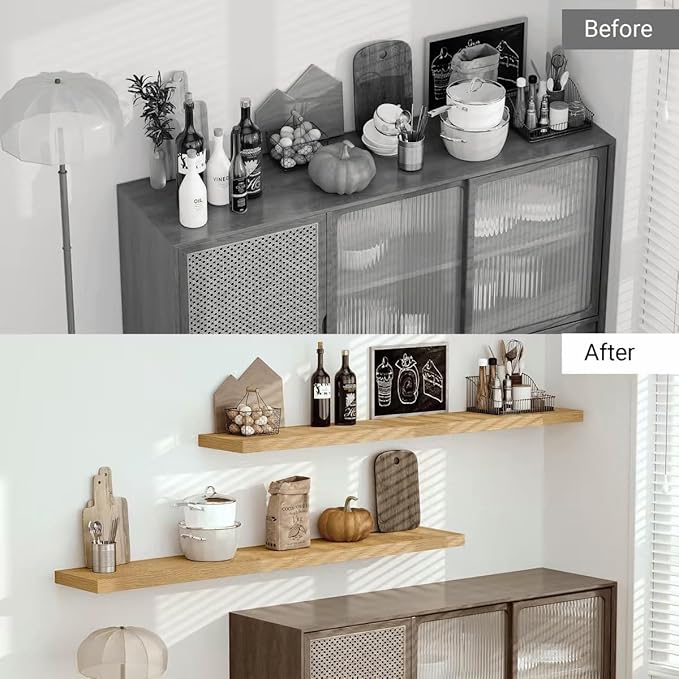 Vivelove 12" Deep Floating Shelves - Image 9