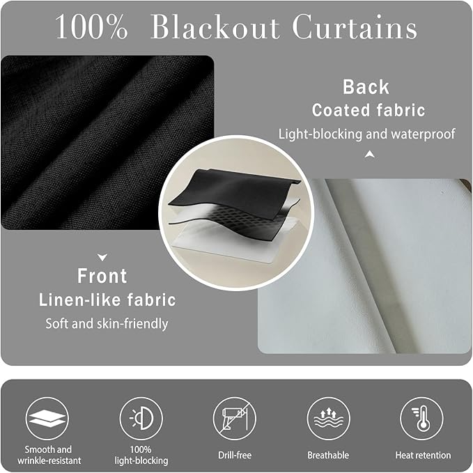Adhesive 100% Blackout Curtain - Image 4