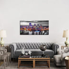 Large Pittsburgh Wall Art Black and White City Skyline Wall Decor - Image 3