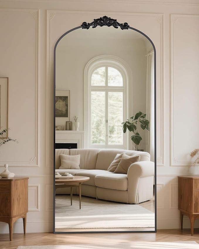 Antok Arched Full Length Mirror, Full Body Mirrors - Image 3