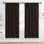 NICETOWN Blackout Curtains for Living Curtains, Toffee Brown, 2 Panels by NICETOWN