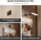 FULEN 2 Pack Picture Lights for Wall, Art Lights for Painting, Battery Operated - Image 6