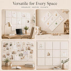 Large Cork Boards for Walls – 48" x 36" Self Adhesive Felt Wall Tiles - Image 6