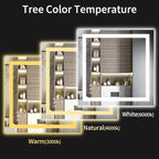 30"x30" LED Bathroom Mirror - Image 5