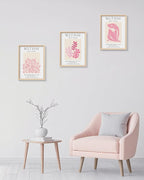 Framed Matisse Pink Canvas Wall Art, Abstract Matisse Canvas Wall Decor - Image 8
