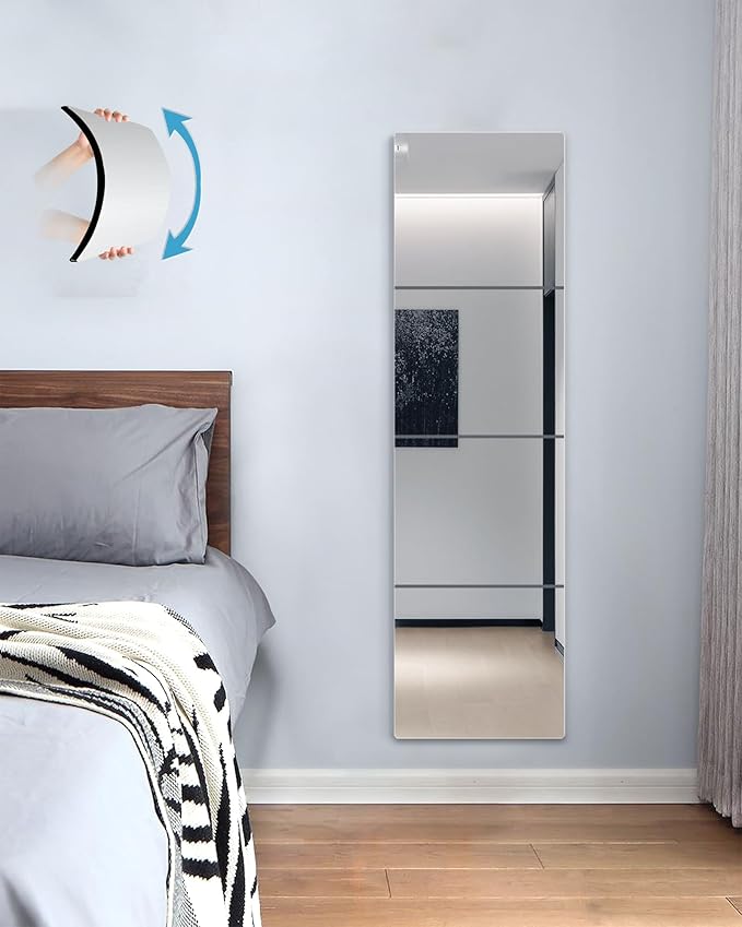 Shatterproof Full Length Mirror Tiles by SAFEE+MRROR