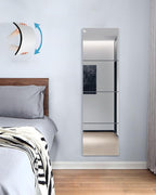 Wall Mirrors for Bedroom Door, Unbreakable Full Length Wall Mirrors Tiles by SAFEE+MRROR