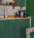 Dark Green Wallpaper Embossed Floral Peel and Stick Wallpaper 197inL78.7inW - Image 6