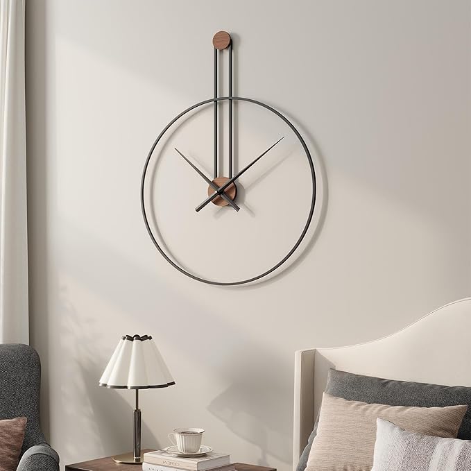 Cuspin 16 inch Wall Clock, Silent Non-Ticking Battery Operated Modern Clocks - Image 6