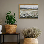 OIQArtOIQ Vintage Wildflowers Landscape Wall Art Framed Floral Natural Scenery - Image 6