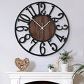 Large Wall Clock for Living Room Decor, 14 Inch Non Ticking Silent, Battery by ArtfulClocksBeautifulMoments