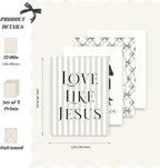 LARTSFRO Coquette Black Bow Jesus Wall Art Decor Posters, Inspirational Bible - Image 2