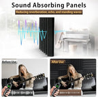 36 Pack Self-Adhesive Acoustic Foam Panels, Fire Resistant Soundproof Wall - Image 4