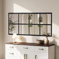 DUMOS Window Pane Mirror Set of 2, 16x32 Inch Rectangle Decorative Wall Mirrors by DumosLifestyle