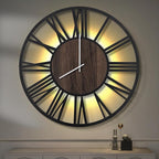 LEIKE Large Wall Clocks with Night Light Battery Operated, Silent Non Ticking by LEIKEWALLCLOCK