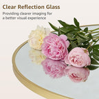 DUMOS 28 Inch Round Wall Mirror, Bathroom Mirror - Image 3