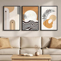 Framed Boho Mid Century Modern Wall Art by MXART