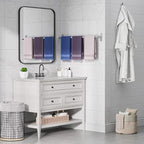 Powools Brushed Nickel Towel Rack - Image 5