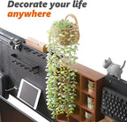 Freyalife 1Pcs Fake Plants Eucalyptus, Artificial Potted Faux Hanging Plants - Image 2