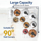 YASONIC Shower Caddy Corner, No Drilling Shower Organizer Corner - Image 3