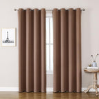 ChrisDowa Room Darkening Curtains 120 Inches Long 2 Panels Set by ChrisDowa