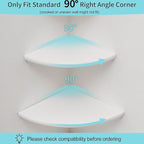 Corner Shelves, Floating Corner Shelf, Round End Wall Mount - Image 5
