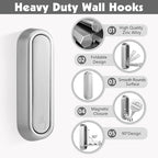 Dntorx Folding Coat Hooks - Image 4