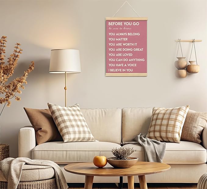 Mental Health Positive Affirmations Inspirational Wall Art Decor, Therapist - Image 3