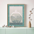 CRE8TIVE Light Teal Glitter Wallpaper Border Sparkle Glitter Wallpaper Stick - Image 8