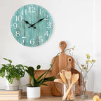 12 Inch Teal Wall Clock - Image 9