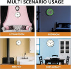 12 Inch Silent Wall Clocks Battery Operated, Glow in The Dark Wall Clock - Image 9