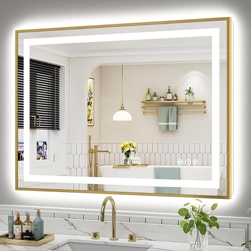 48x36 Inch LED Bathroom Mirror by Briivuemodernmirrors