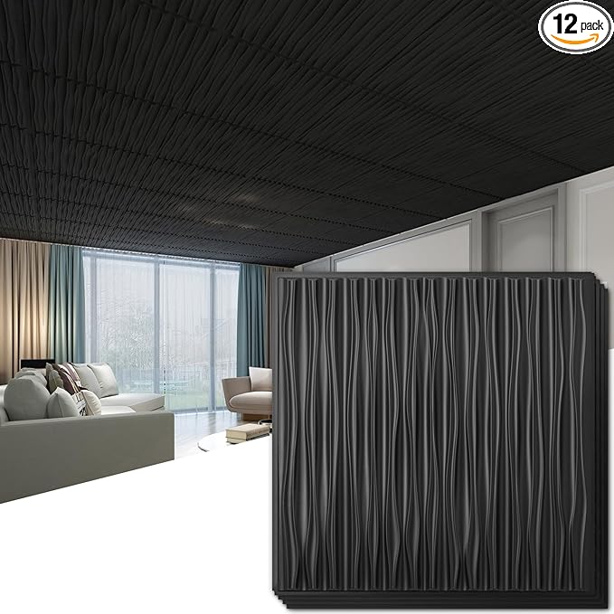 Art3dwallpanels Ceiling Tiles 24 x 24 by Art3dwallpanels