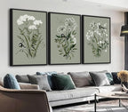 Vibrant Flowers Canvas Wall Art by ASDCEUTICALS