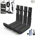 4 Pack Garage Storage Hooks, Ladder Hangers, Steel Wall Mount Hooks, Utility by SunVFaFa
