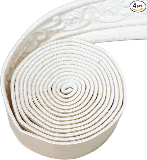 360" x 3.1" Peel Stick Foam Molding Trim Self Adhesive, Crown Molding Wallpaper by WAPANE