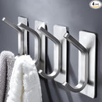 DELITON Adhesive Towel Hooks for Bathroom by DELITON