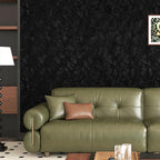 Wallercity Self Adhesive Felt Fabric Wallpaper Black Velvet Wallpaper Peel and - Image 6