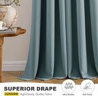MIULEE Blackout Curtains for Bedroom Living Room 2 Panels, Thermal Insulated - Image 5