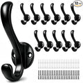 12 Pack Coat Hooks Wall Mount, Heavy Duty Wall Hooks by Unknown
