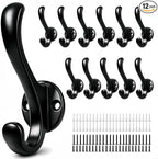 12 Pack Coat Hooks Wall Mount, Heavy Duty Wall Hooks by Unknown