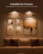EZVALO Picture Lights for Wall, Rechargeable Battery Magnetic Poster Lights - Image 7