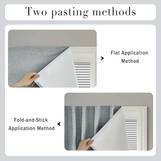 Self-Adhesive Total 100% Blackout Window Treatment - Image 5