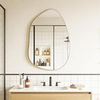 Irregular Wall Mirror Asymmetrical Mirror, Decorative Modern Mirror, Tempered - Image 2
