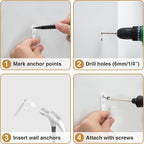 10Pcs Wall Hooks for Bathroom, and Garage - Image 6