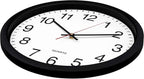 Bernhard Products Black Wall Clock Silent Non Ticking - Image 3